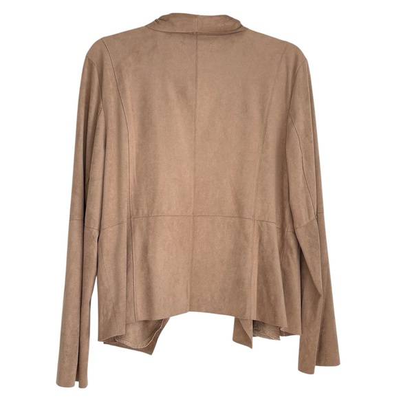 Bagatelle Collection Faux Suede Waterfall Jacket - Picture 3 of 8